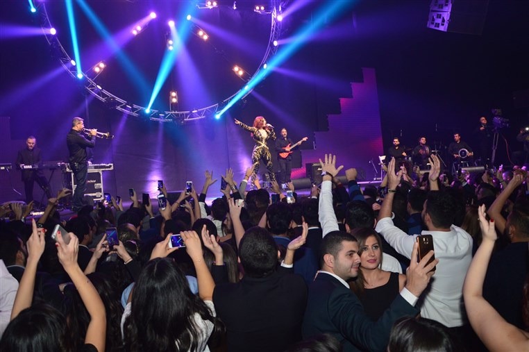 Haifa Wehbe & Wael Kfoury Christmas Reunion 2